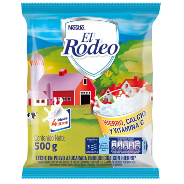 Leche En Polvo El Rodeo 500Gr