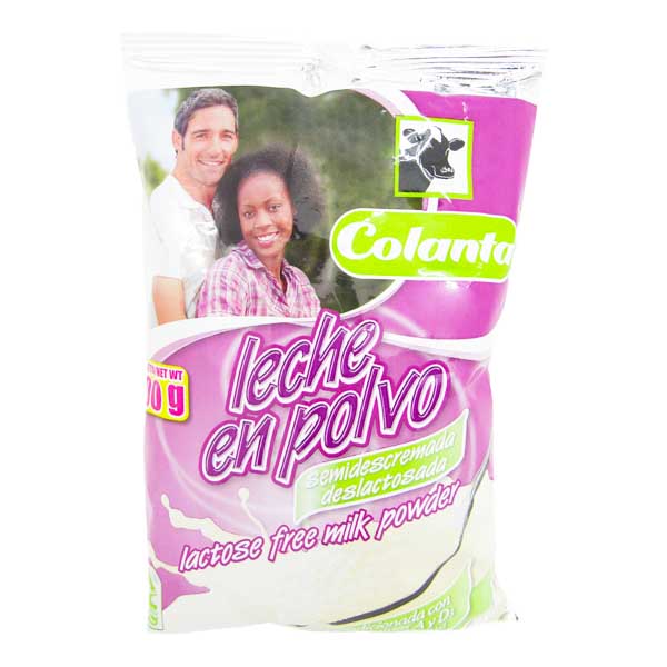 Leche Polvo Colanta Semidescremada Deslactosada 400Gr