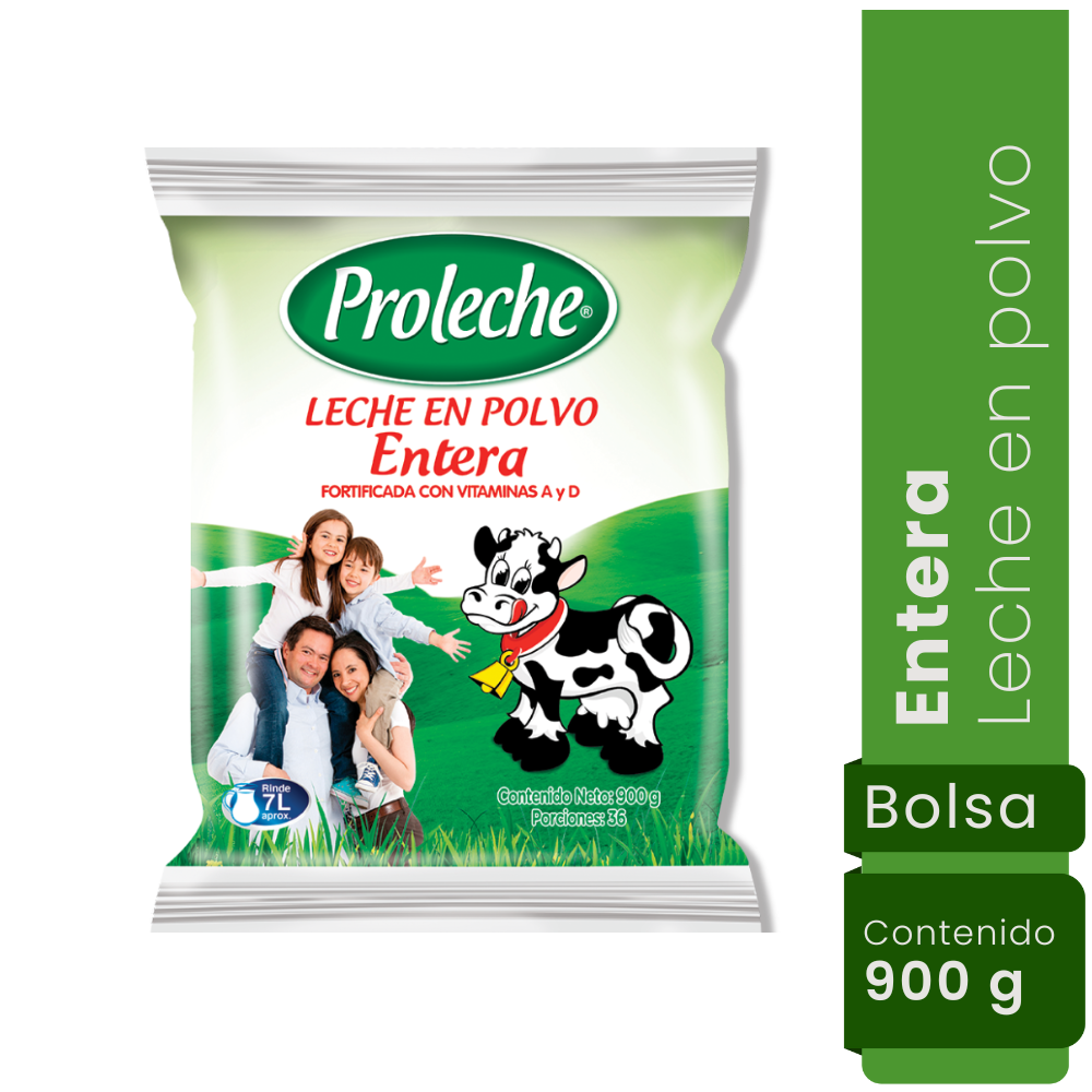 Leche Polvo Proleche Entera 900Gr