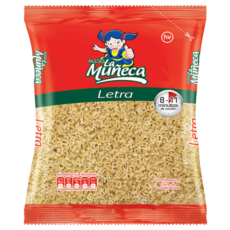 Letras La Muñeca 250Gr