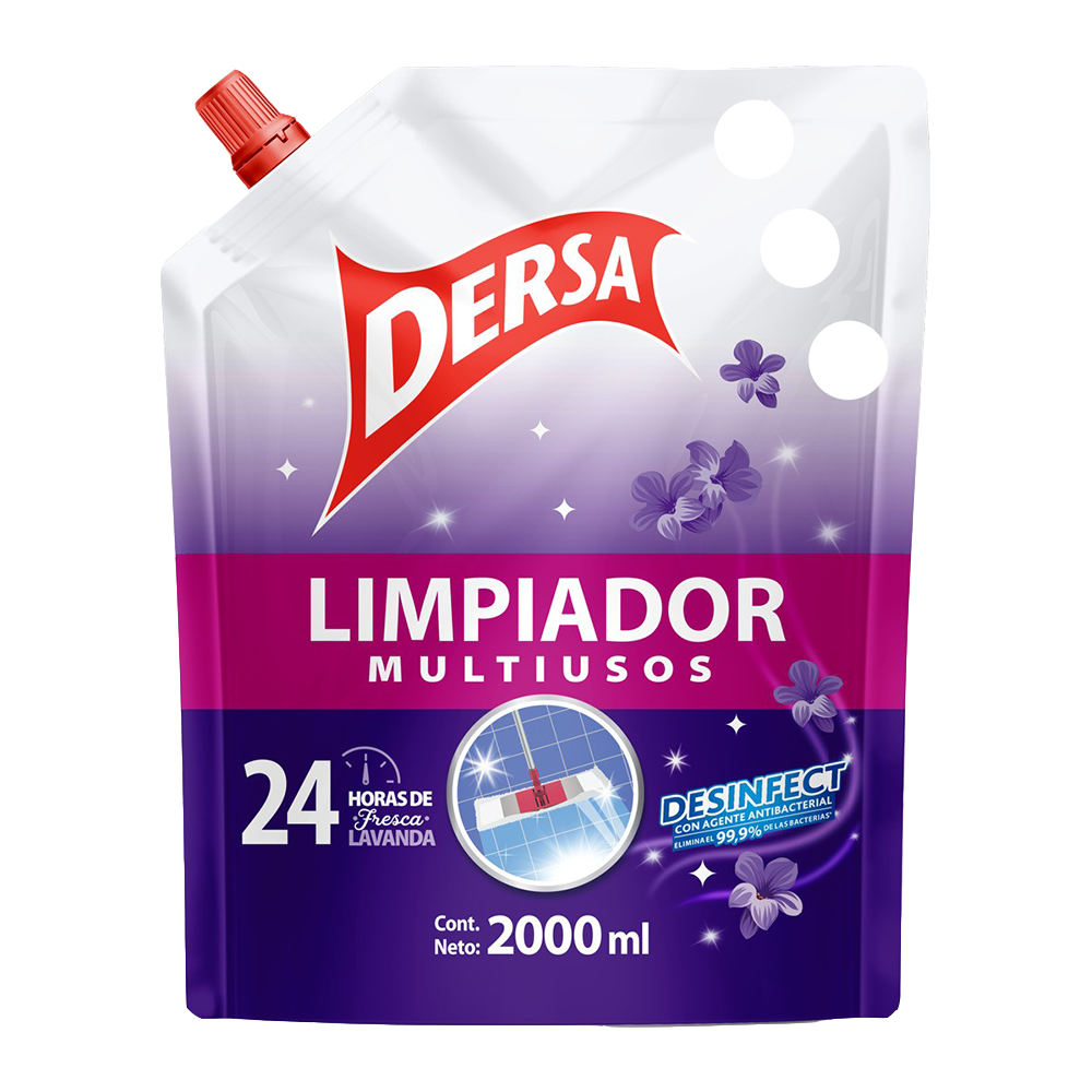 Limpiador Liquido Dersa Lavanda Multiusos Doypack  2000Ml