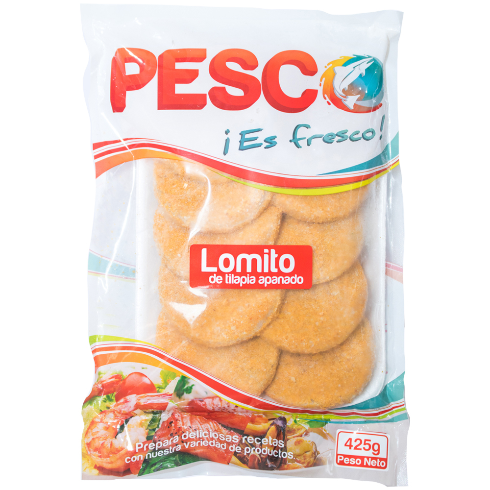 Lomito Tilapia Apanado Pesco 425Gr