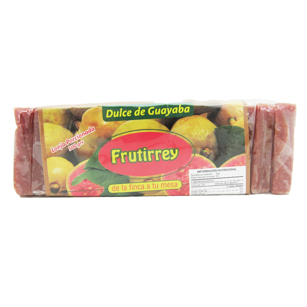 Lonja Porcionada Frutirrey 14 Unidades 500Gr