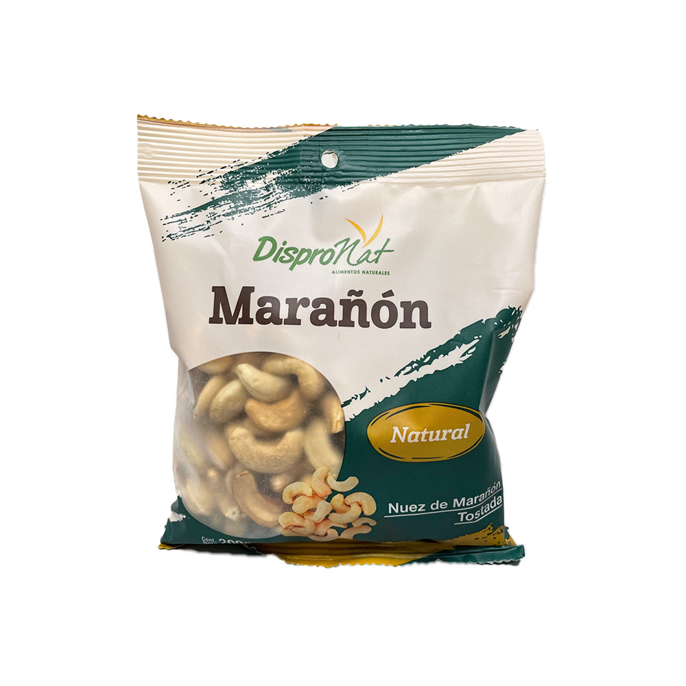 Marañon Natural Tostado Dispronat 200Gr