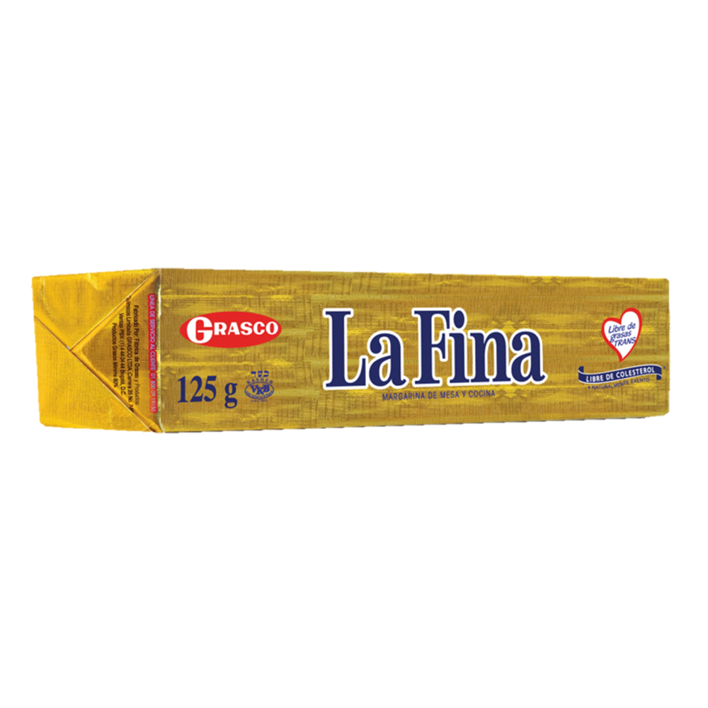 Margarina Barra La Fina 125Gr