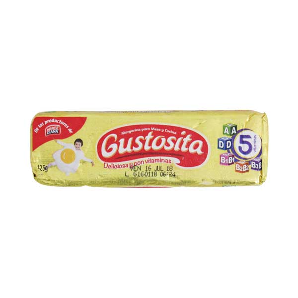 Margarina Gustosita Esparcible 125Gr