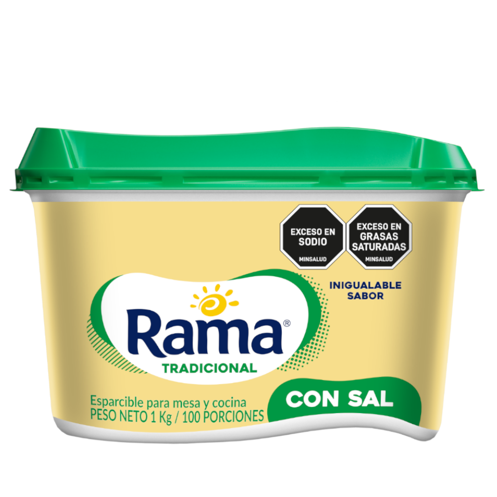 Margarina Rama Con Sal 1000Gr