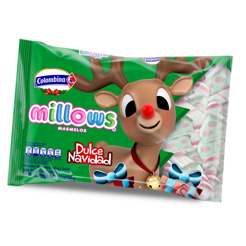 Masmelos Millows Dulce Navidad 145Gr