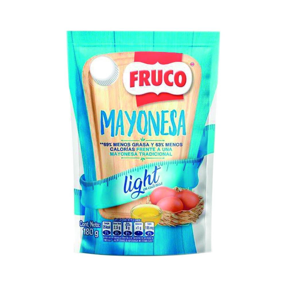 Mayonesa Fruco Light Doypak 180Gr