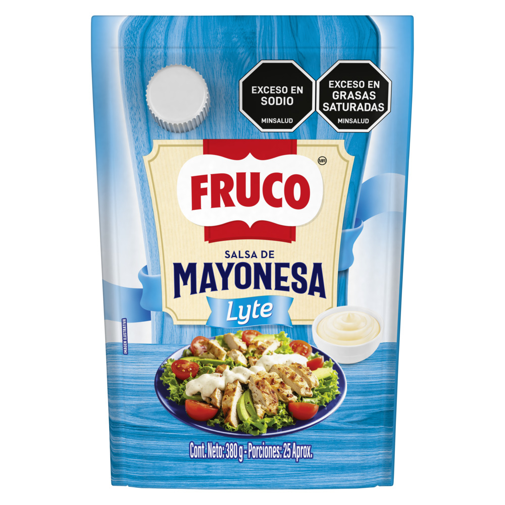 Mayonesa Fruco Lyte Doypak 380Gr