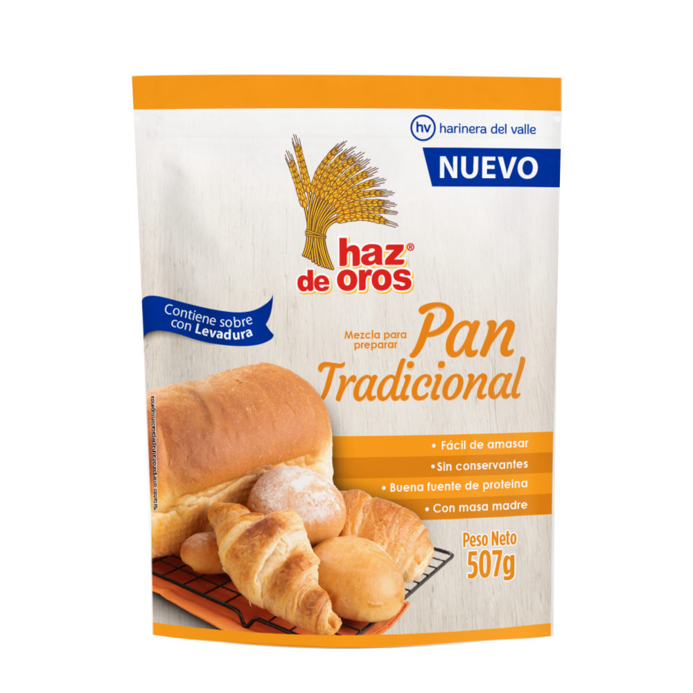 Mezcla  Haz De Oros Pan Tradicional 507Gr