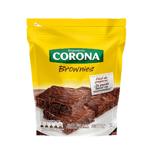 Mezcla Brownie Chocolate Corona 350Gr