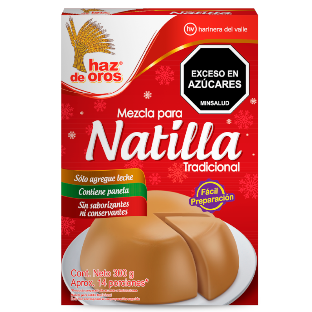 Mezcla Natilla Haz De Oros Tradicional Navidad 300Gr