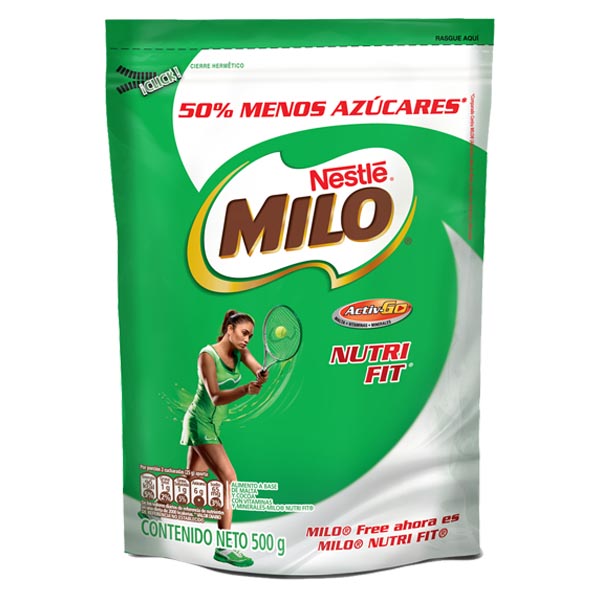 Milo Actigen E Free Doypack 500Gr