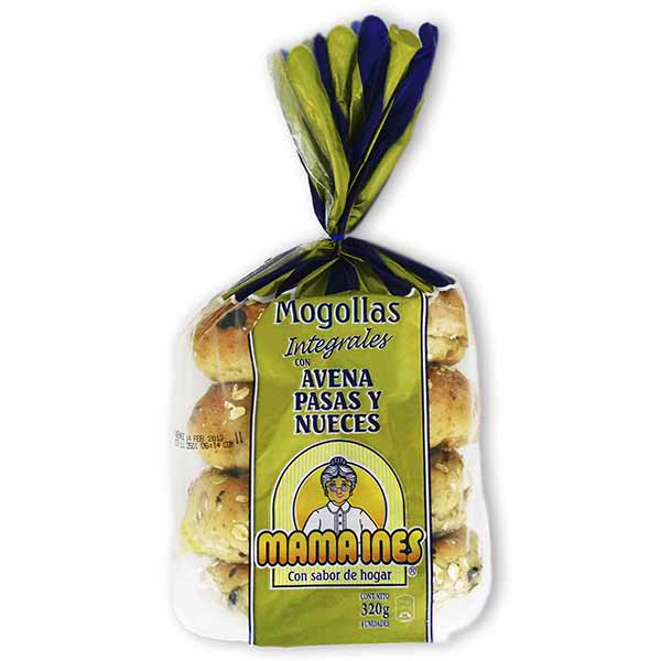 Mogolla Mama Ines Integral Avena Pasas Nueces 320Gr