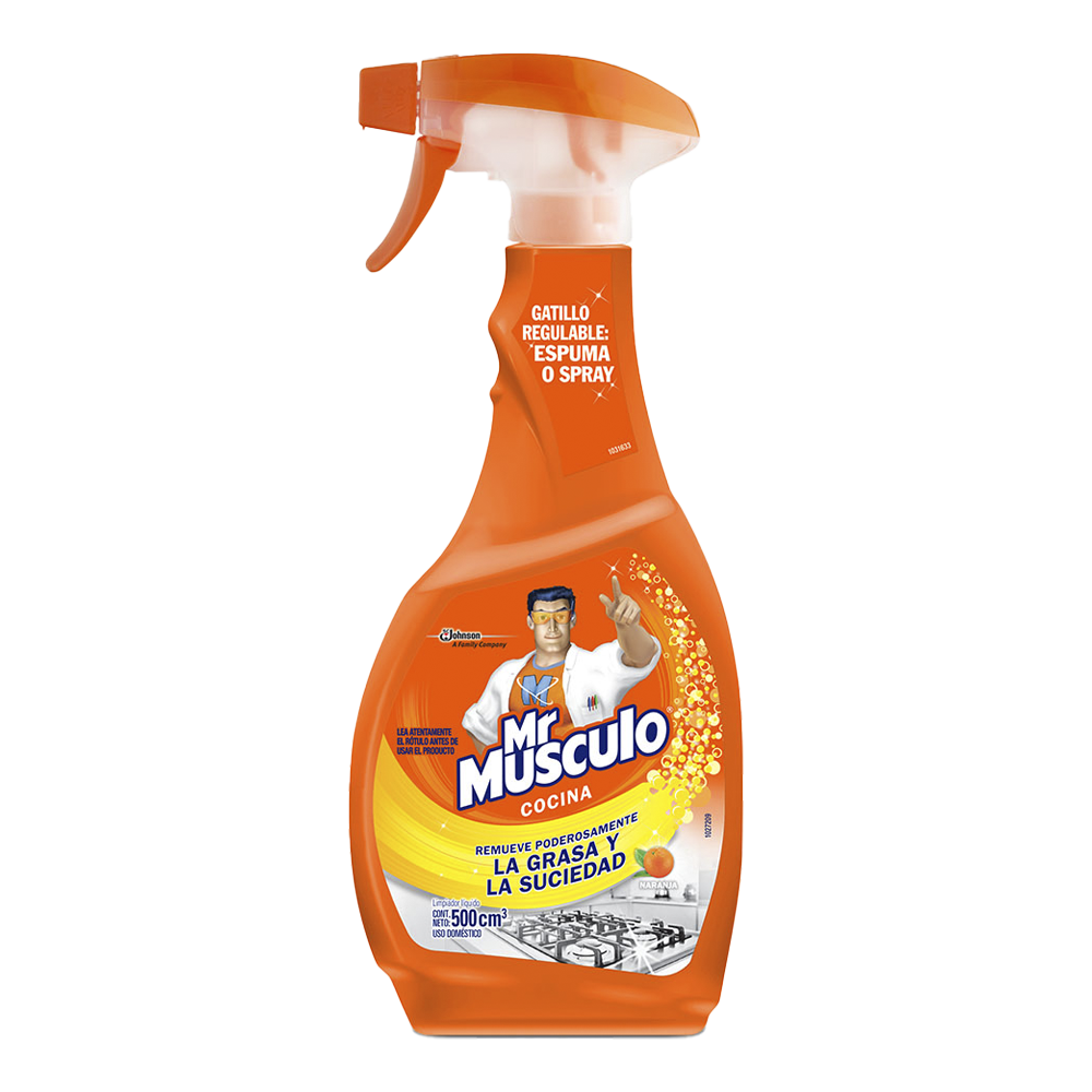 Mr Musculo Antigrasa Cocina Naranja Ptla 500Cc