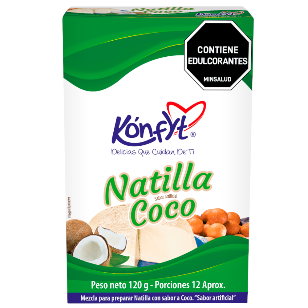 Natilla Kónfyt Coco Navidad 120Gr