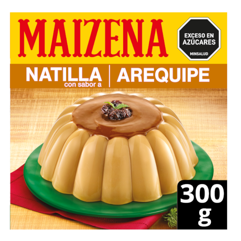 Natilla Maizena Arequipe Navidad 300Gr