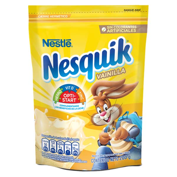 Nesquik Vainilla Bolsa 200Gr