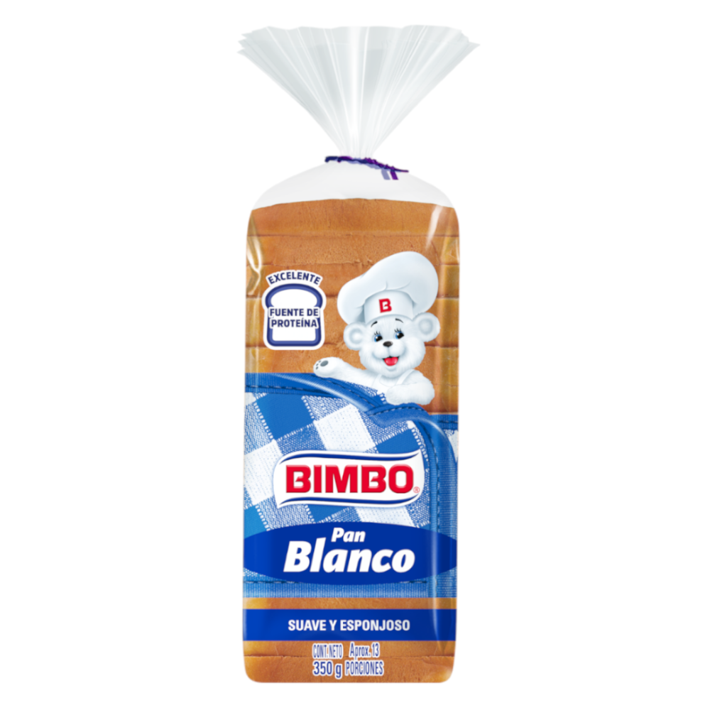 Pan Tajado Bimbo Blanco  350Gr
