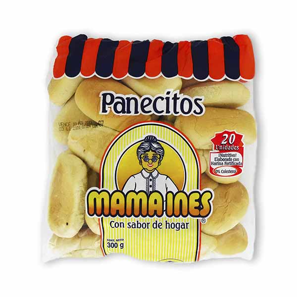 Panecitos Mama Ines 20 Unidades 300Gr