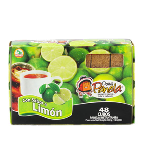 Panela Cubo Doña Panela Limon 48 Unidades 300Gr