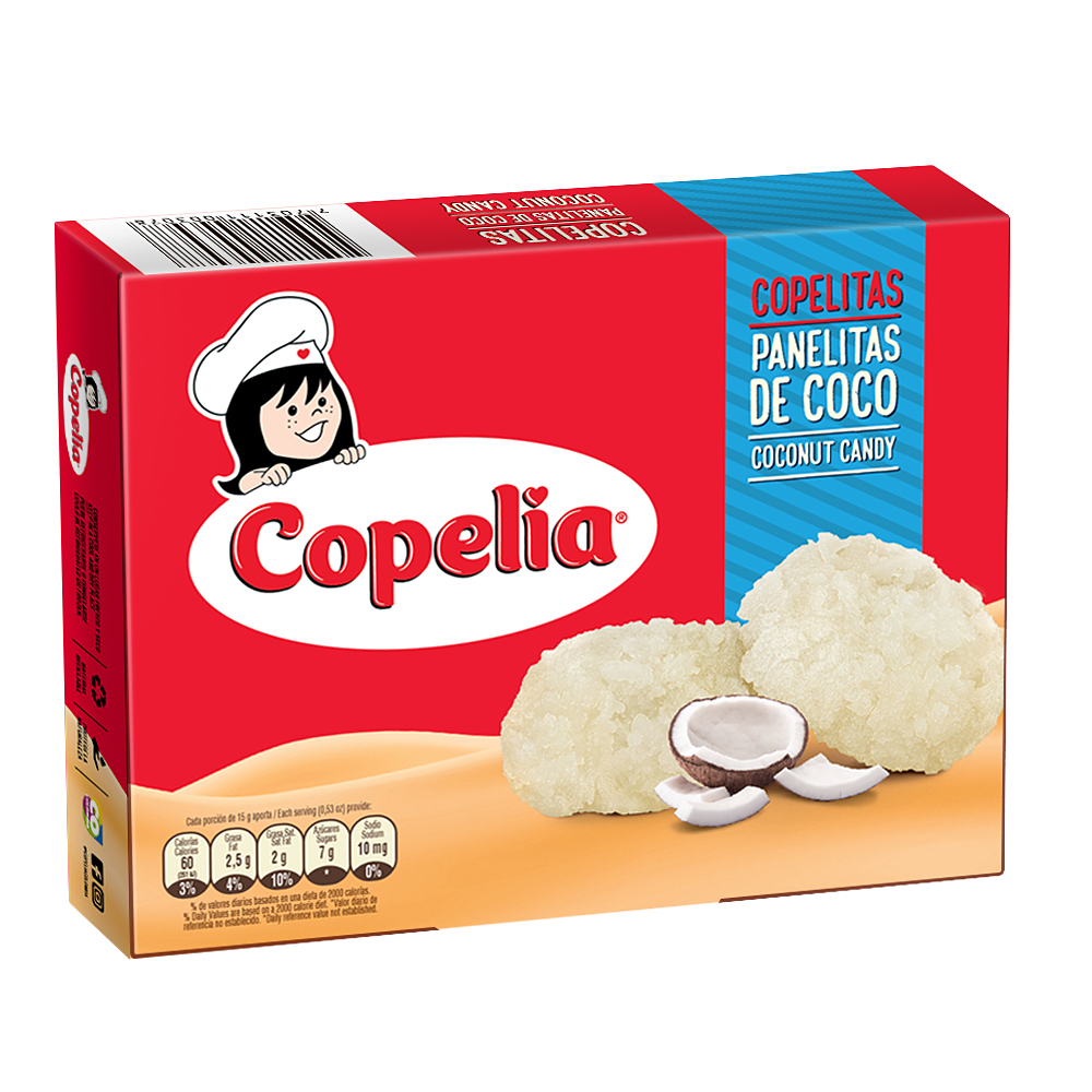 Panelitas Copelia Coco 12 Unidades 240Gr