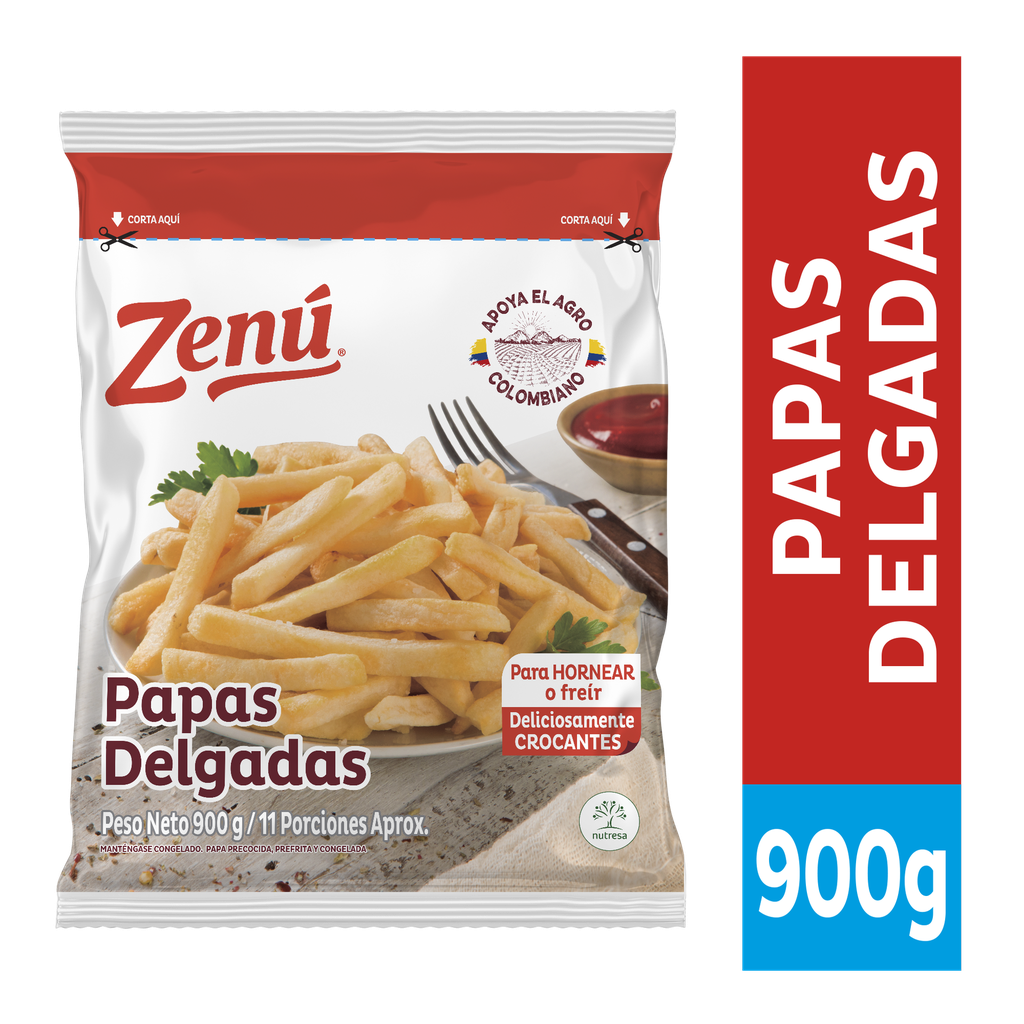 Papas Delgadas Zenú 900Gr