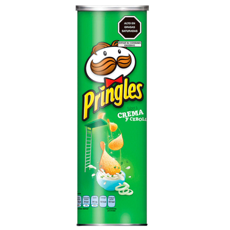 Papas Pringles Crema Cebolla 124Gr