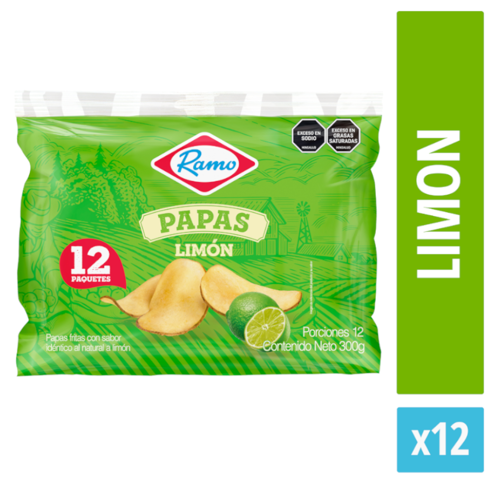 Papas Ramo Limón 12 Unidades
