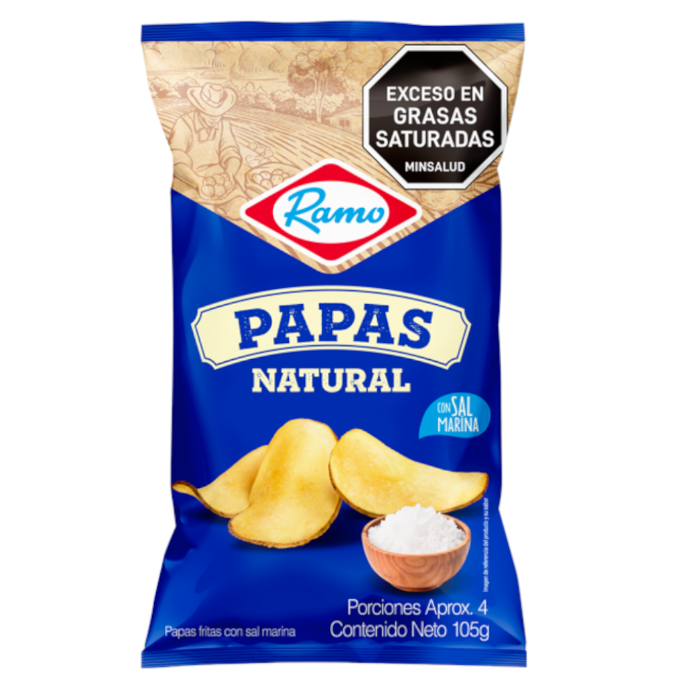 Papas Ramo Natural 105Gr