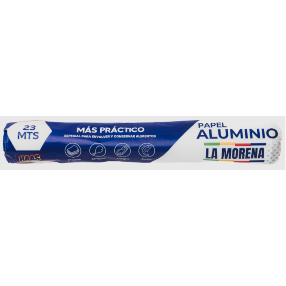 Papel Aluminio La Morena 23M