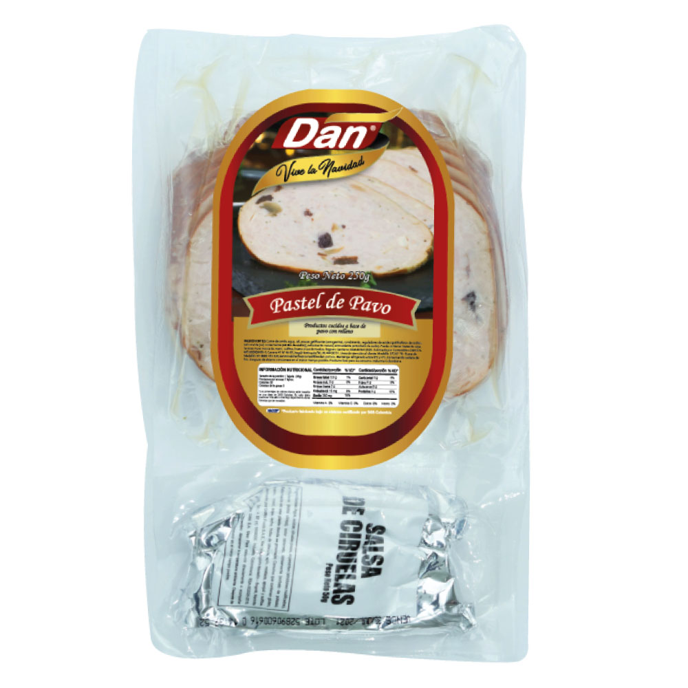 Pastel Pavo Dan 250Gr