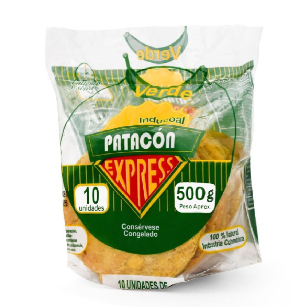 Patacón Verde Express 10 Unidades 500Gr