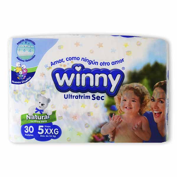 Pañal Winny Ultratrim Etapa 5 30 Unidades