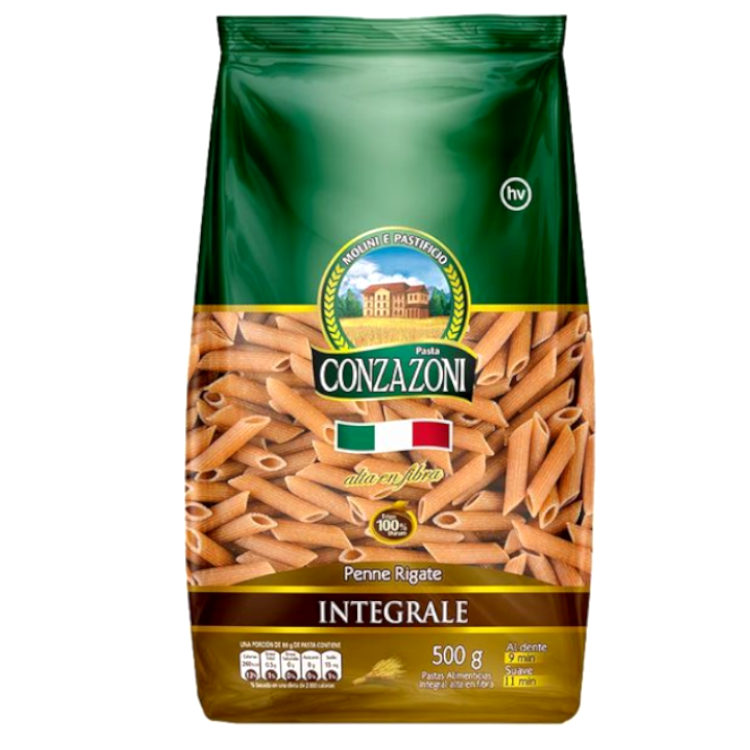 Penne Rigate Integrale Conzazoni 500Gr