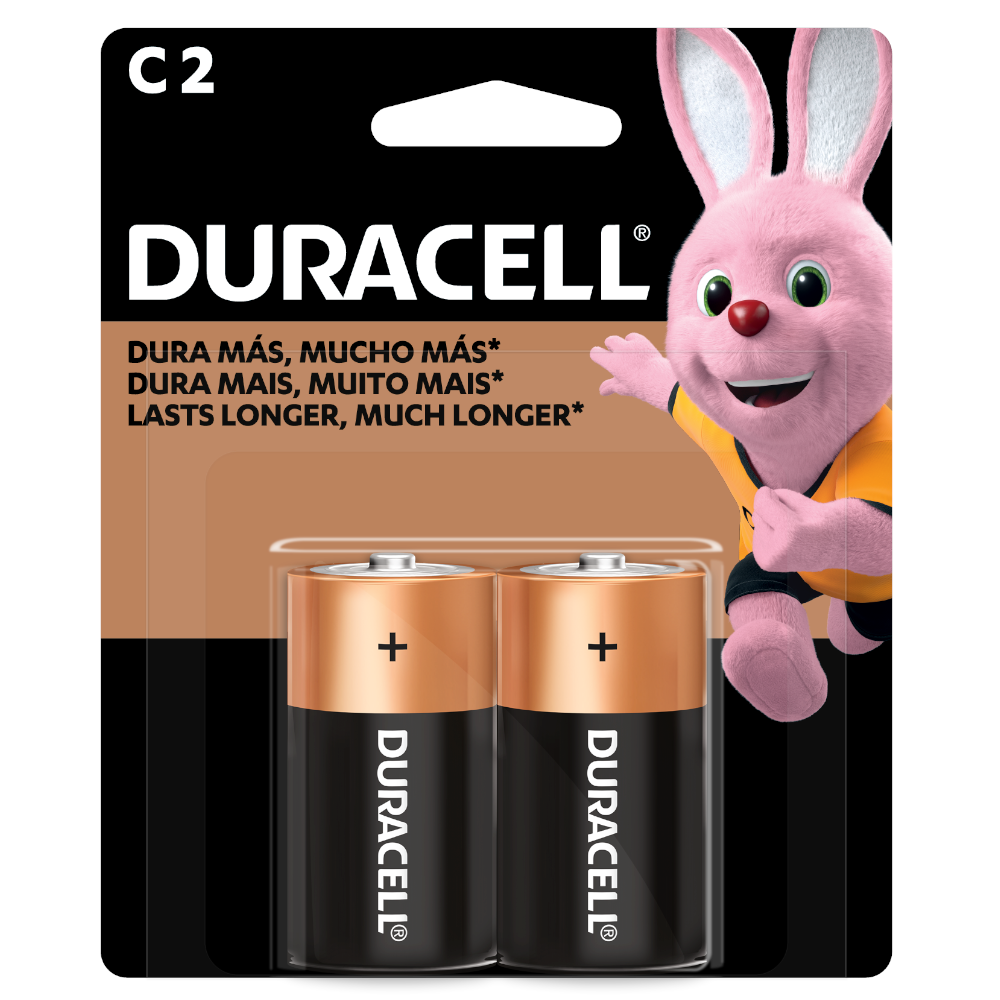 Pila Duracell C 2 Unidades