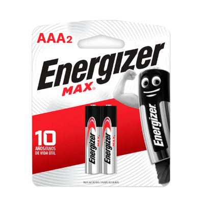 Pila Energizer Max AAA 2 Unidades