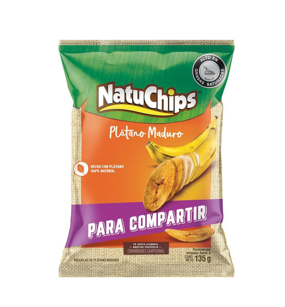 Platanitos Natuchips Maduro 135Gr