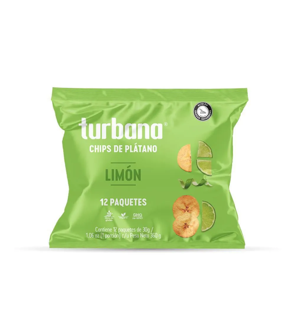Platanitos Turbana Limon 12 Unidades 360Gr