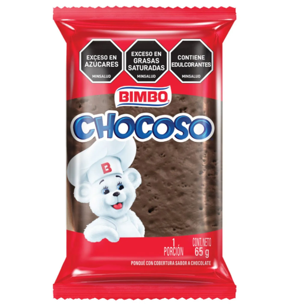 Ponque Chocoso Bimbo 65Gr