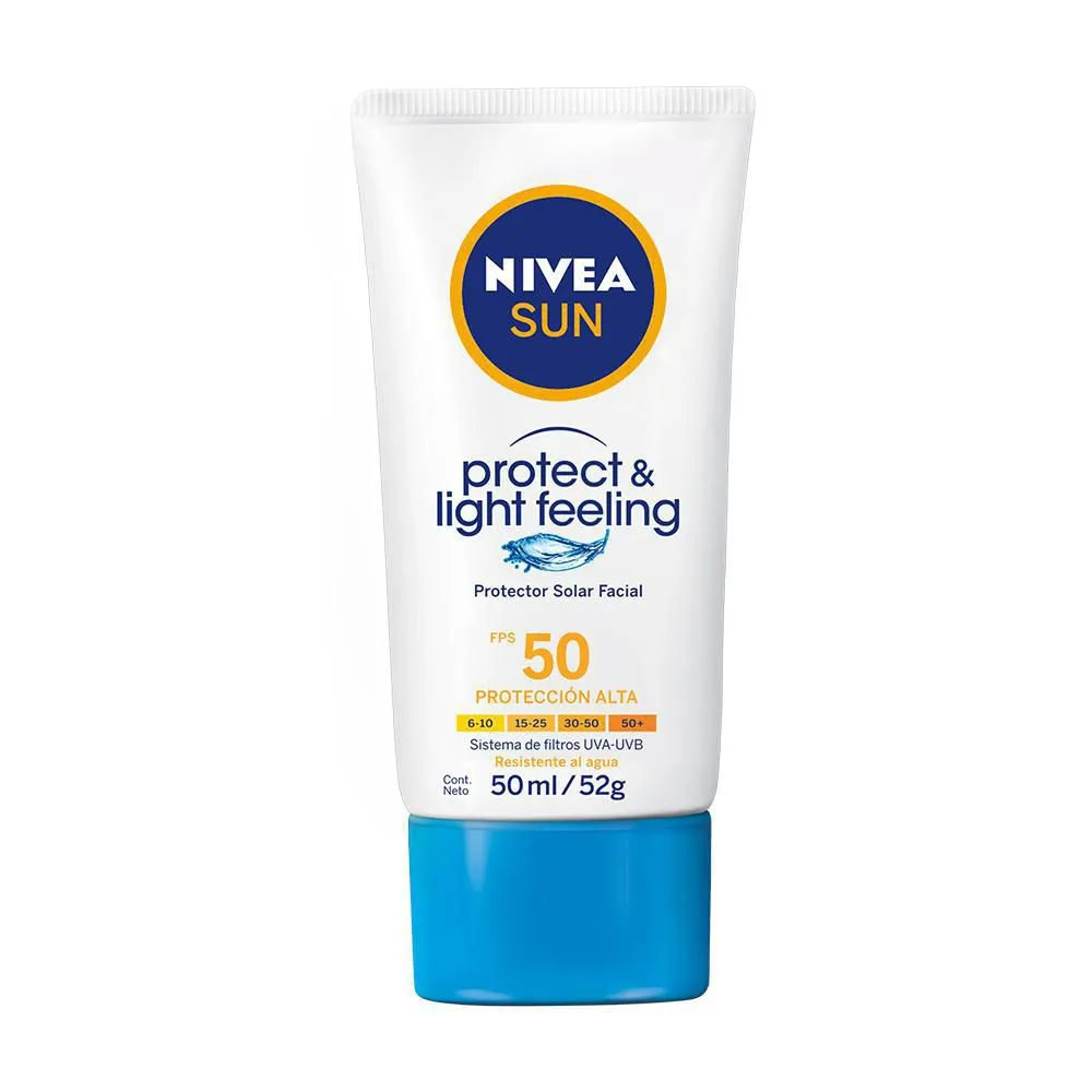Protector Solar Nivea Fps50 Facial Light Feeling 50Ml