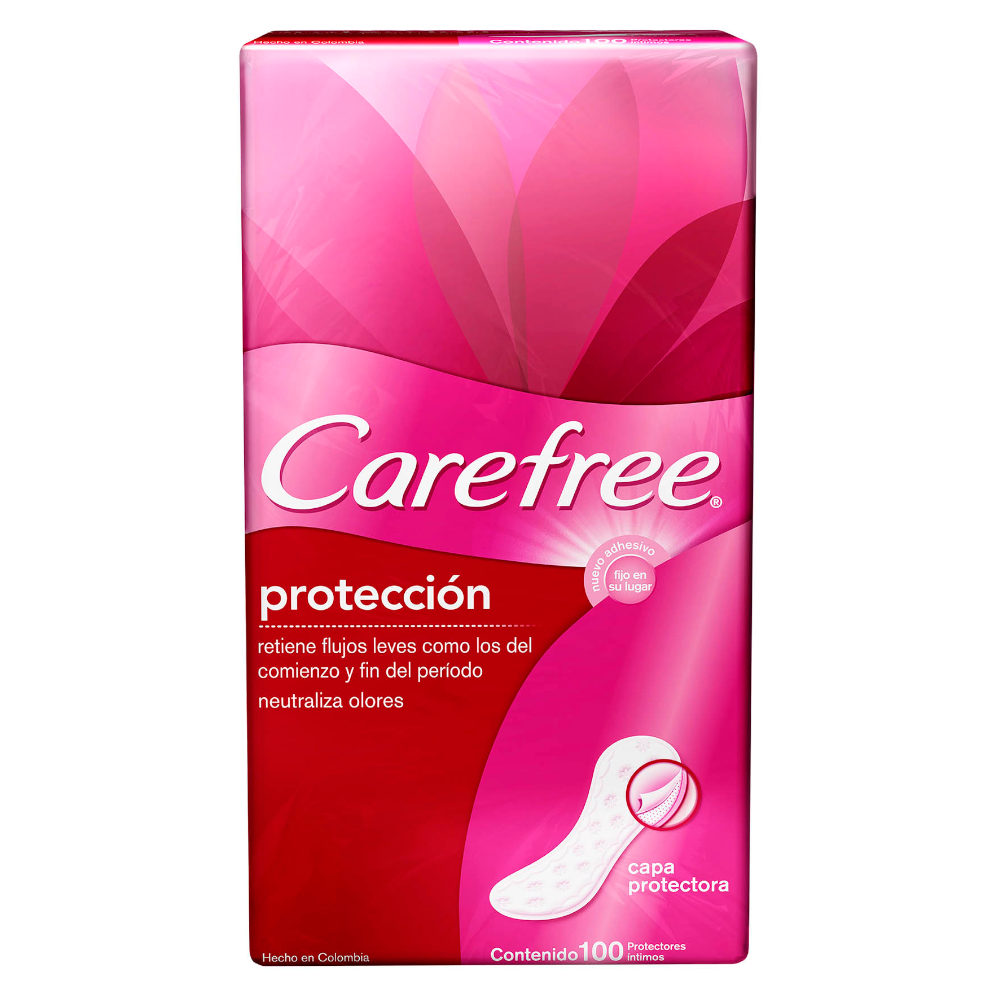 Protectores Carefree Proteccion 100 Unidades