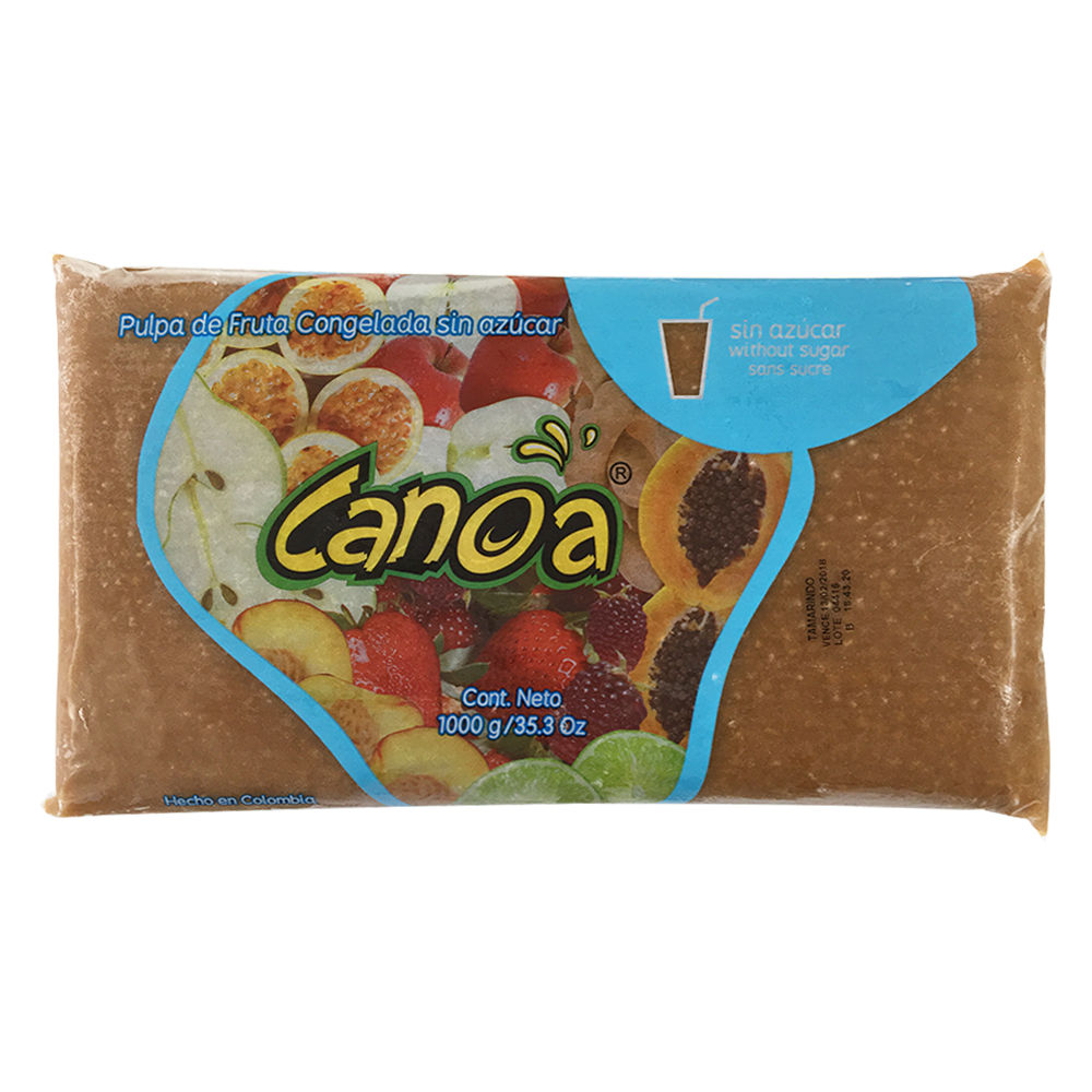 Pulpa Congelada Canoa Tamarindo 1000Gr