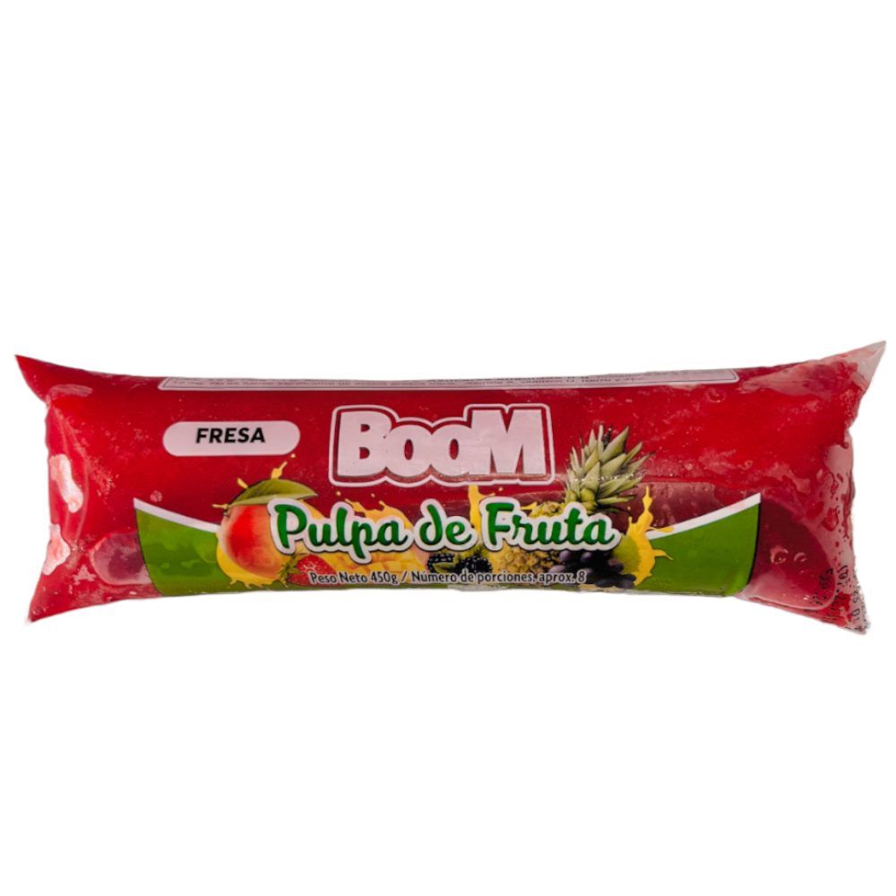 Pulpa Fruta Boom Fresa 450Gr