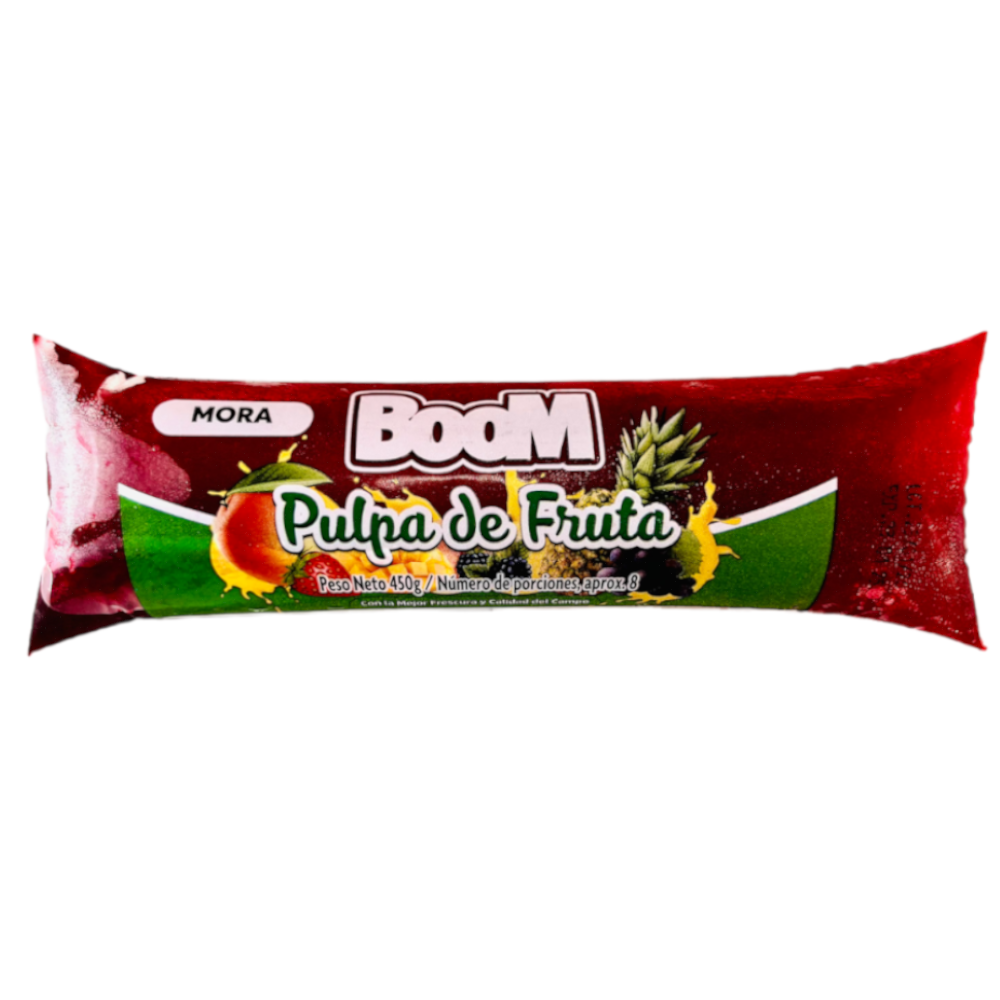 Pulpa Fruta Boom Mora 450Gr