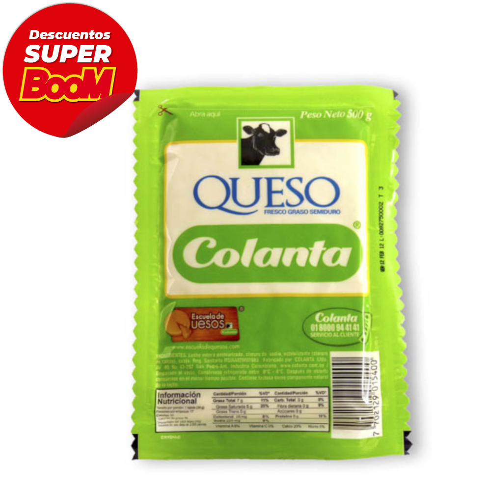 Queso Colanta 500Gr