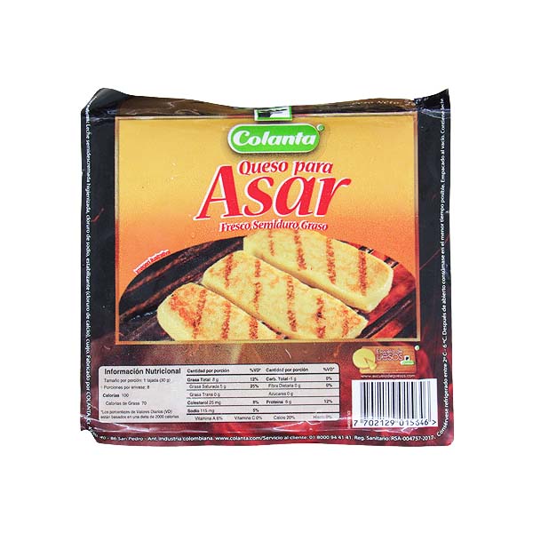 Queso Colanta Asar 250Gr