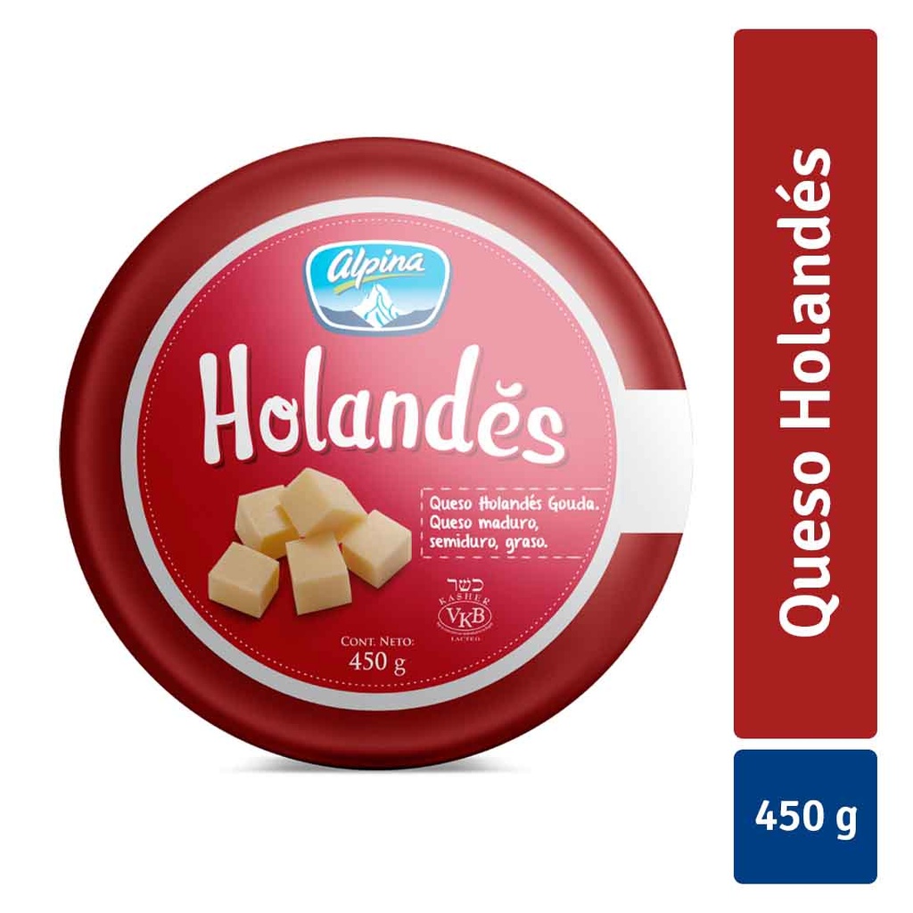 Queso Holandés Alpina 450Gr