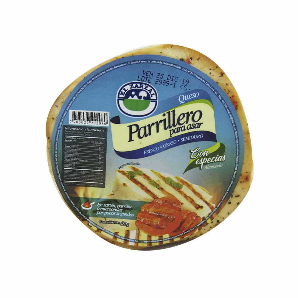 Queso Para Asar El Zarzal Especias 480Gr